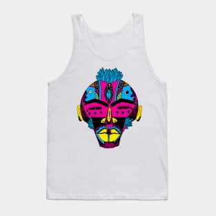 CMYK African Mask 4 Tank Top